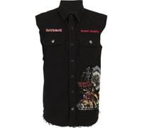Brandit Iron Maiden Vintage NOTB, gilet 6XL Noir/Rouge/Jaune Noir/Rouge/Jaune