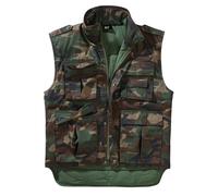 Brandit Ranger Vest, color: woodland, size: 5XL