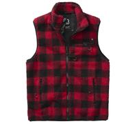 Brandit Gilet rouge feu / noir, Taille XXL