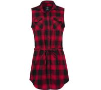Brandit Gracey Chemise longue sans manches, Rouge/Noir, Taille M