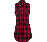Brandit Chemisier Gracey sans manches Rouge Femme Taille S