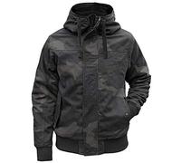 Brandit Grizzly Veste d'hiver avec doublure et capuche - Noir - XXXX-Large