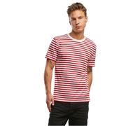 Brandit Stripe Jersey T-shirt, blanc-rouge, taille L pour homme