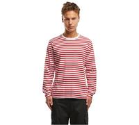 Brandit Stripe, t-shirt manches longues XL Rouge/Blanc Rouge/Blanc