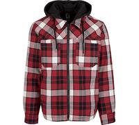 Brandit Heavy Twill, sweat à capuche zippé XXL Rouge/Noir/Blanc Rouge/Noir/Blanc
