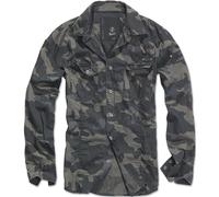 Brandit Herren Slimfit Randonnée Chemise Manches Longues Militaire Armée Coton H