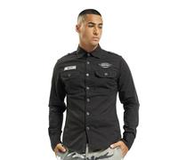 Brandit Luis Vintage, chemise L Noir Noir