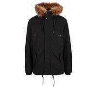 Brandit Homme Fish Queue Parka Veste D'Hiver Fourrure Grand à Capuche Poches