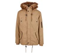 Brandit Homme Fish Queue Parka Veste D'Hiver Fourrure Grand à Capuche Poches