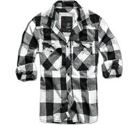 Brandit Hommes Check Chemise Blanc / Noir S