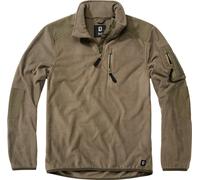 Brandit Hommes Fleecepullover Fleece Troyer Ripstop Olive XXL