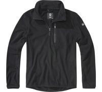 Brandit Hommes Fleecepullover Polaire Troyer Noir 3XL