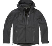 Brandit Hurricane Softshell Veste, noir-gris, taille M pour homme