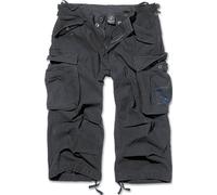 Brandit Industry Vintage 3/4, cargoshorts S Noir Noir