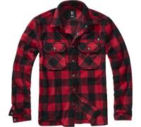Brandit Jeff Long Sleeve Shirt Rouge L Homme