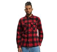 Brandit Jeff Long Sleeve Shirt Rouge XL Homme