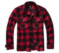 Brandit Chemise Jeff polaire manches longues Rouge XL Homme