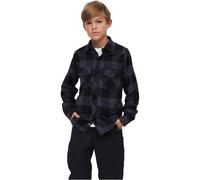 Brandit Chemise enfant à carreaux manches longues noir/gris XL (158)