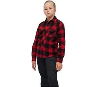 Brandit Chemise à carreaux manches longues Check Rouge Enfants 158-164 cm