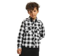 Brandit Chemise gris chiné / noir / blanc, Taille 122-128