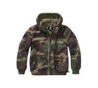 Brandit Kids Frontzip Windbreaker, color: woodland, size: XL 158