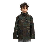 Brandit M65 Standard, veste en textile pour enfants 146/152 Woodland Woodland