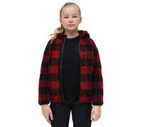 Brandit Kids Teddyfleece Jacket Hooded, color: red/black, size: XXL170