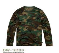 BRANDIT LONGARMSHIRT US ARMY SWEATSHIRT BW PULL LONGARM SHIRT CAMOUFLAGE