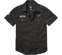 Brandit Luis Vintage, chemise à manches courtes L Noir Noir