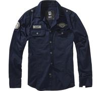 Brandit Luis Vintage Long Sleeve Shirt Bleu L Homme