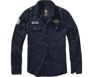 Brandit Luis Vintage Chemise, Bleu marine, Taille XXL