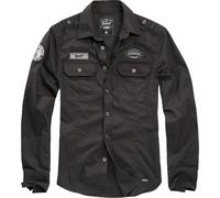 Brandit Luis Vintage Long Sleeve Shirt Noir 3XL Homme