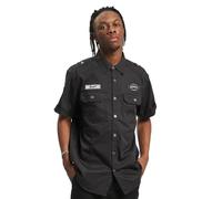 Brandit Luis Vintage, chemise à manches courtes L Noir Noir