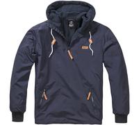 Brandit Luke Coupe-Vent Chaud Soft Shell Capuche Veste Coupe-Vent Marine Voiles