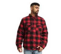 Brandit Lumber Jacket, color: red/black, size: 3XL
