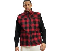 Brandit Lumber Vest, color: red/black, size: L