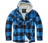 Brandit Lumberjack Winter, Sweat à capuche zippé XXL Noir/Bleu Noir/Bleu