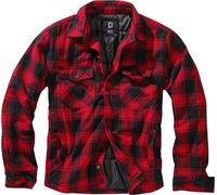 Brandit Veste Lumber Jacket mi-saison Rouge/Noir Taille S Homme