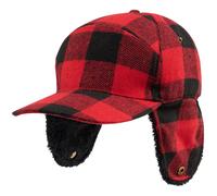Brandit Lumberjack Chapeau d'hiver Survie Chaud Décontractée Damier Rouge/Noir