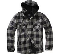 Brandit Lumberjack Winter, Sweat à capuche zippé S Noir/Gris Clair Noir/Gris Clair