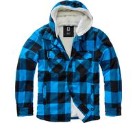 Brandit Lumberjack Winter, Sweat à capuche zippé XL Noir/Bleu Noir/Bleu