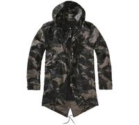 Brandit M51 Américaine Parka Veste Manteau mi-Saison Capuche Militaire Fishtail