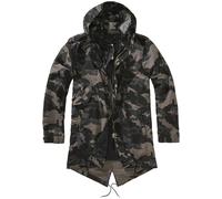 Brandit M51 Américaine Parka Veste Manteau mi-Saison Capuche Militaire Fishtail