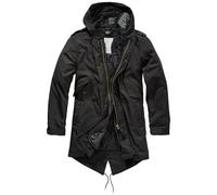 Brandit M51 Parka Noire Oliv Armée Parka à Capuche Fishtail Hiver