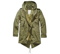 Parka Brandit M-51 US militaire - doublure thermique amovible, grande capuche, verte S