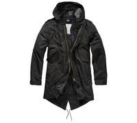 Brandit M51 US Parka Coton Garniture Extérieur Décontractée Urbain Hommes Noir