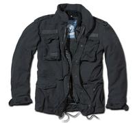 Brandit M65 Giant Veste Vintage Homme Outdoor Capuche Teddyfutter Canvas