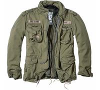 Brandit M65 Giant Veste Vintage Homme Outdoor Capuche Teddyfutter Canvas