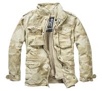 Brandit M65 Giant Veste Vintage Homme Outdoor Capuche Teddyfutter Canvas