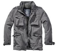 Brandit M65 Giant Veste Vintage Homme Outdoor Capuche Teddyfutter Canvas